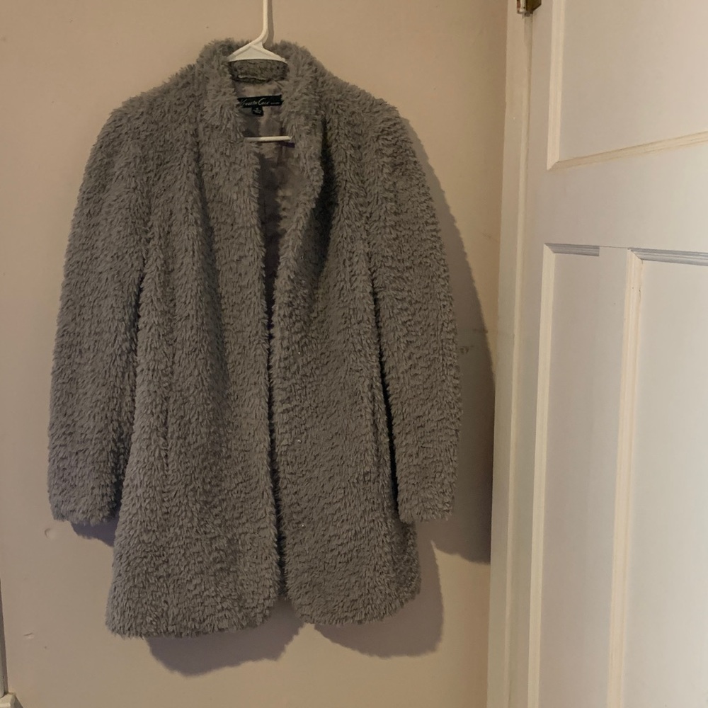 Kenneth Cole New York Gray Pea Coat